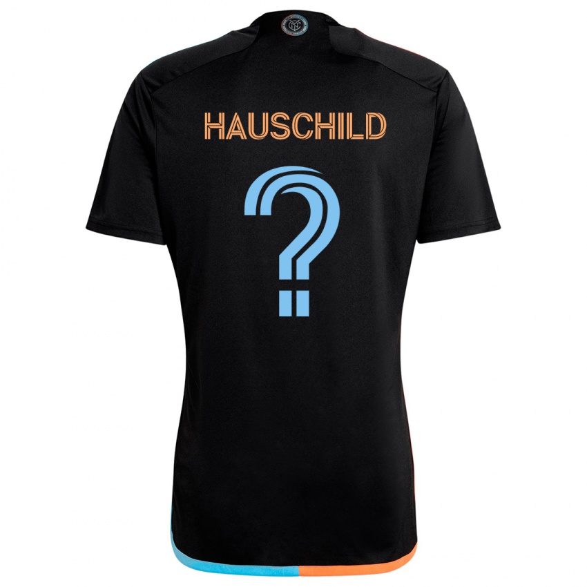 Niño Camiseta Alexander Hauschild #0 Negro Naranja Azul 2ª Equipación 2024/25 La Camisa México