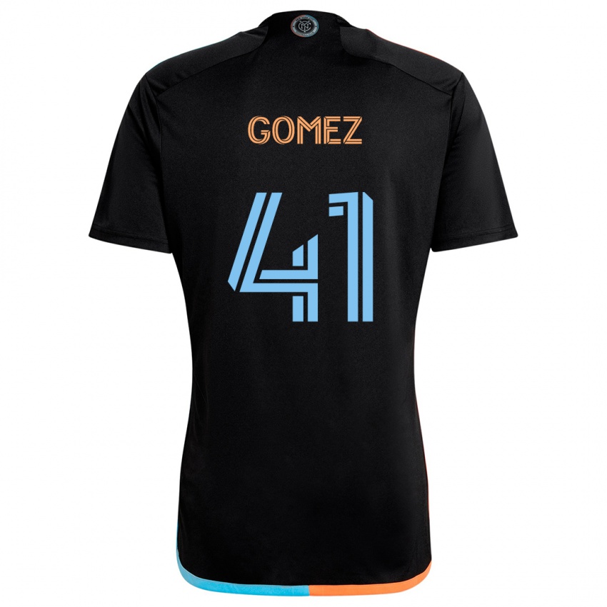 Niño Camiseta Julián Gómez #41 Negro Naranja Azul 2ª Equipación 2024/25 La Camisa México