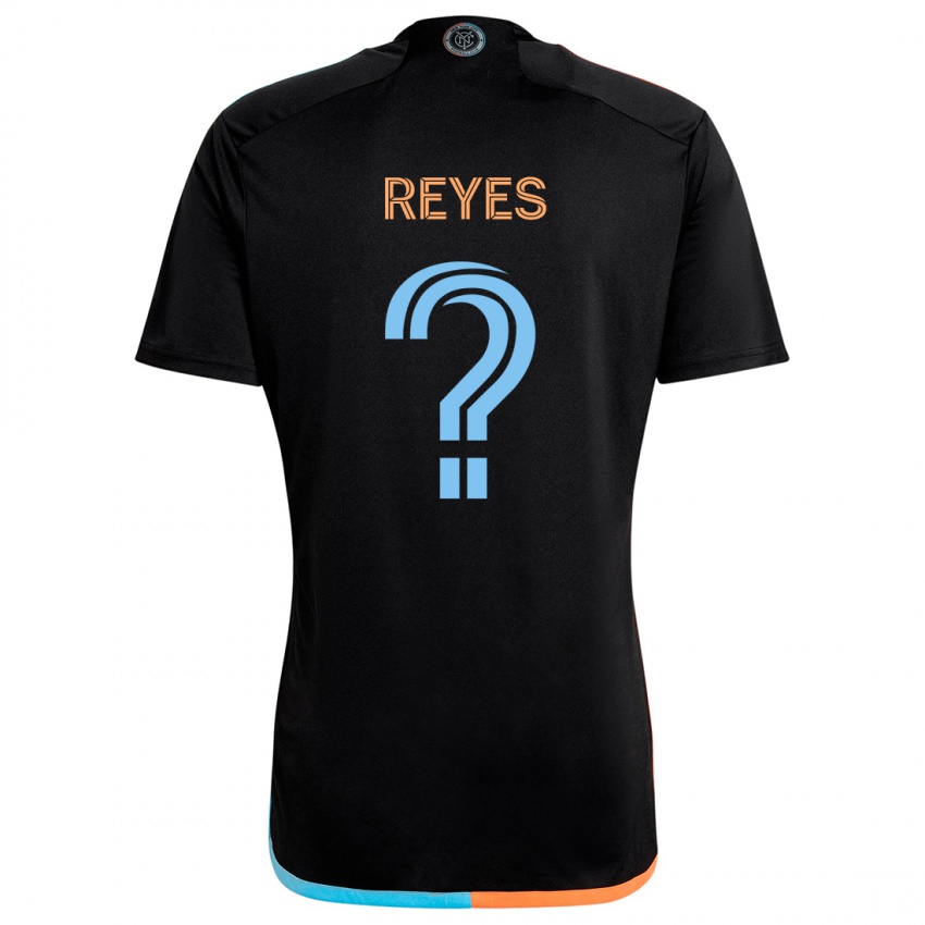 Niño Camiseta Andrew Reyes #0 Negro Naranja Azul 2ª Equipación 2024/25 La Camisa México