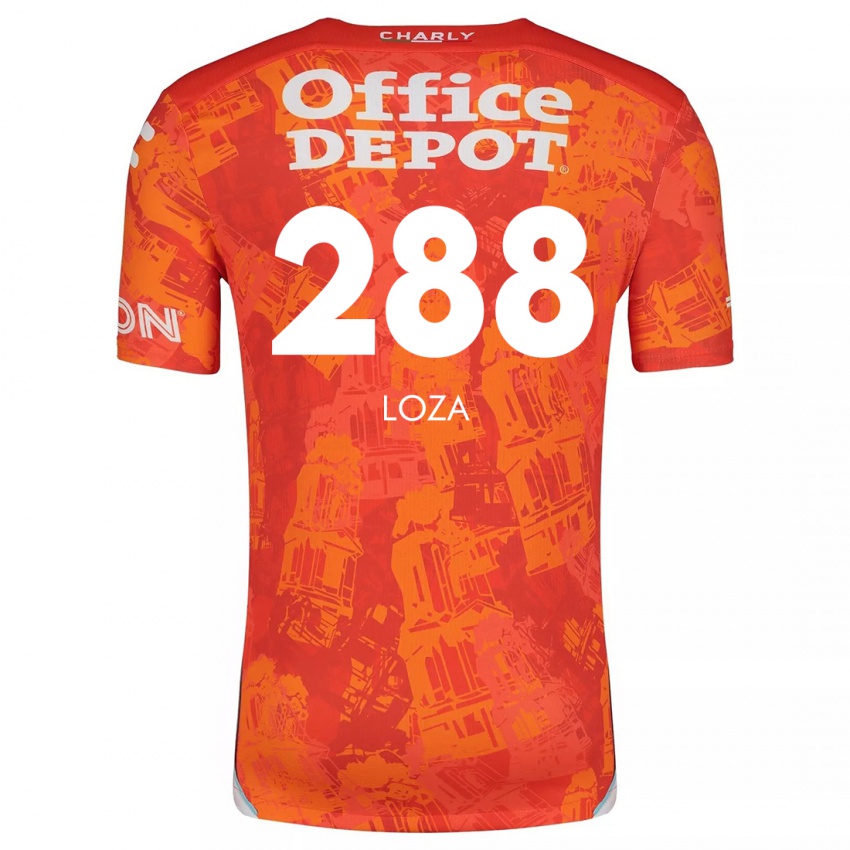 Niño Camiseta Santino Loza #288 Naranja Blanco 2ª Equipación 2024/25 La Camisa México