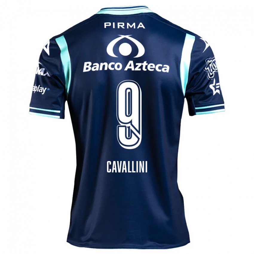 Niño Camiseta Lucas Cavallini #9 Azul Marino 2ª Equipación 2024/25 La Camisa México