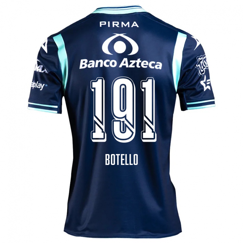 Niño Camiseta Octavio Botello #191 Azul Marino 2ª Equipación 2024/25 La Camisa México