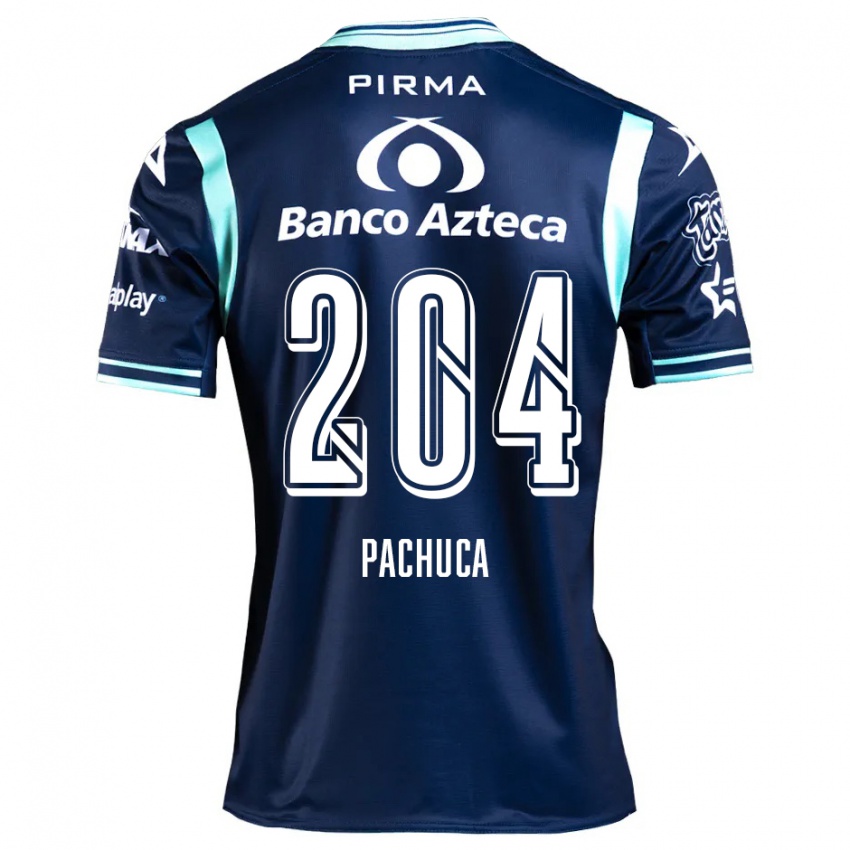 Niño Camiseta José Pachuca #204 Azul Marino 2ª Equipación 2024/25 La Camisa México