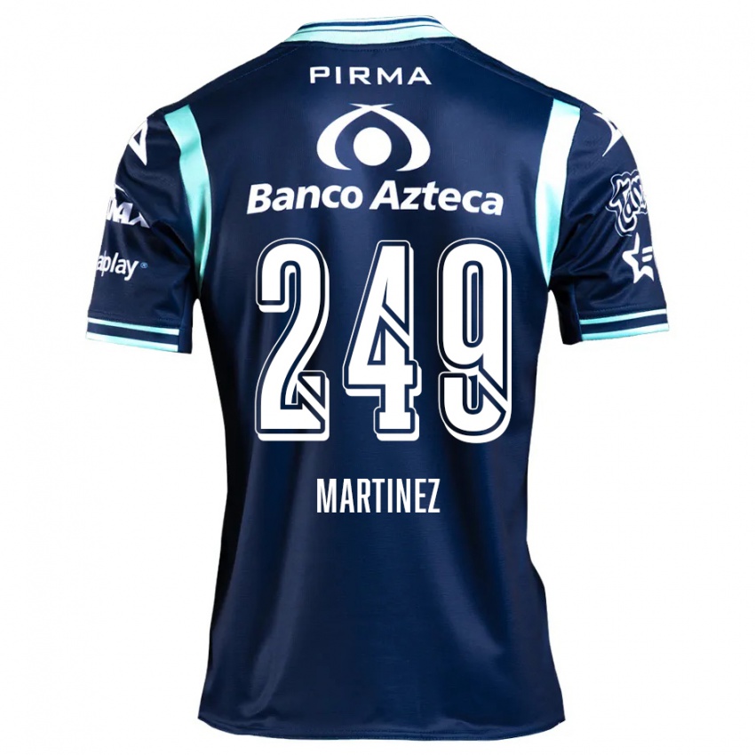 Niño Camiseta Juan Martínez #249 Azul Marino 2ª Equipación 2024/25 La Camisa México