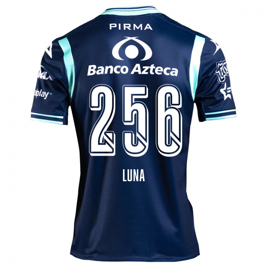 Niño Camiseta Ángel Luna #256 Azul Marino 2ª Equipación 2024/25 La Camisa México