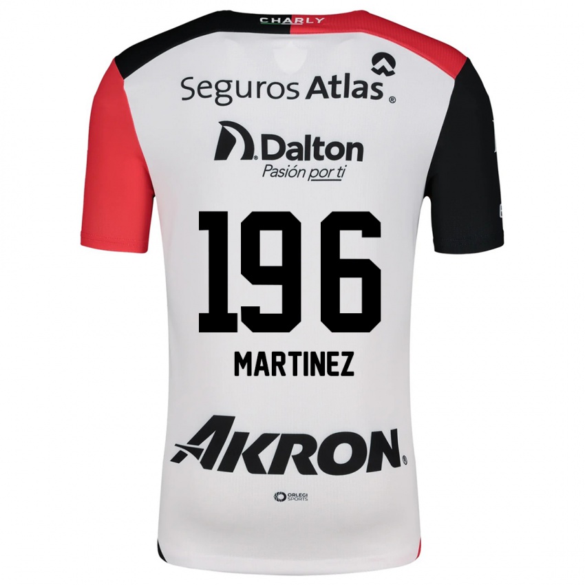 Niño Camiseta Rafael Martínez #196 Blanco Rojo Negro 2ª Equipación 2024/25 La Camisa México