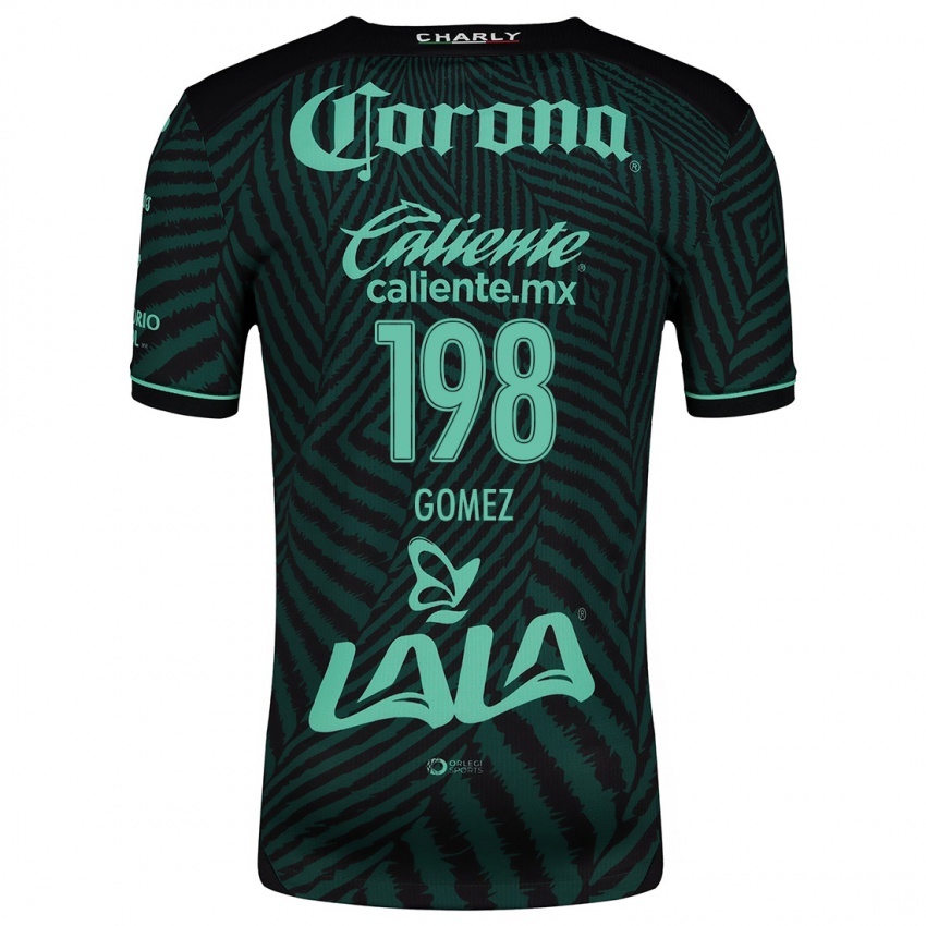 Niño Camiseta Isaác Gómez #198 Verde Negro 2ª Equipación 2024/25 La Camisa México