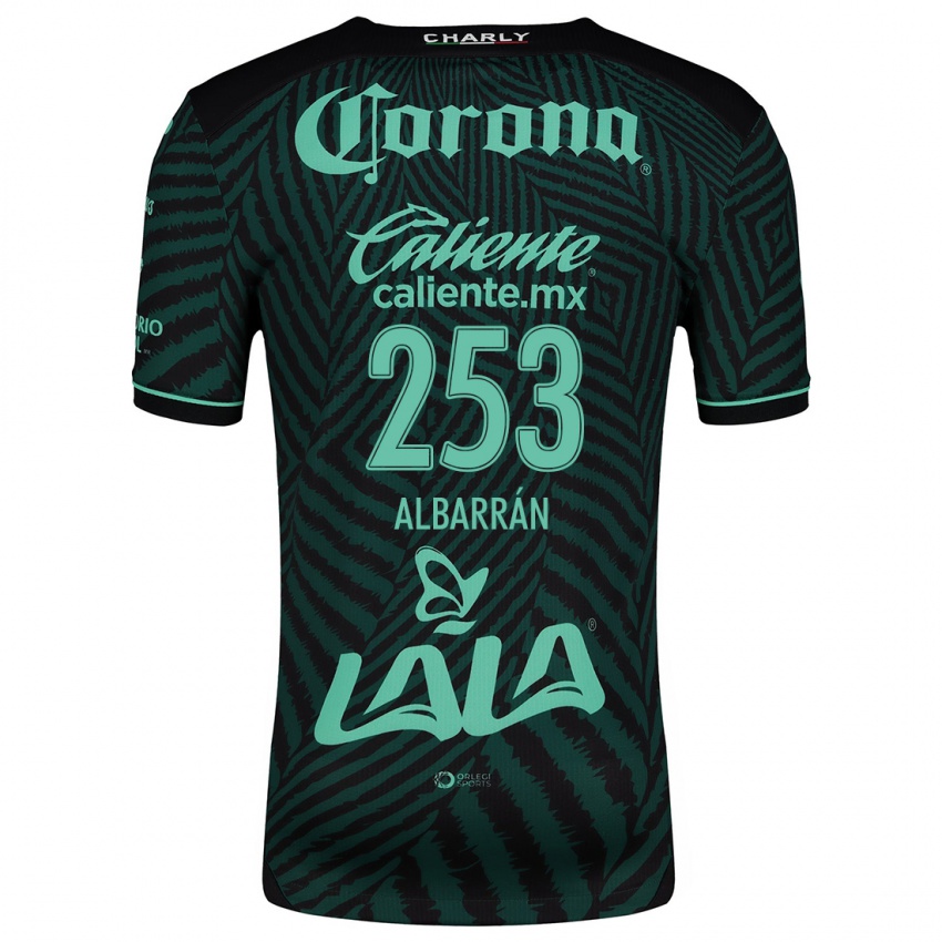 Niño Camiseta Rodrigo Albarrán #253 Verde Negro 2ª Equipación 2024/25 La Camisa México