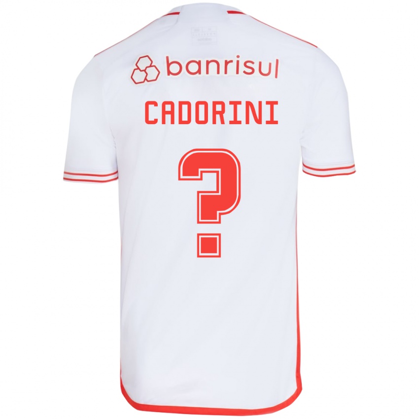 Niño Camiseta Matheus Cadorini #0 Blanco Rojo 2ª Equipación 2024/25 La Camisa México