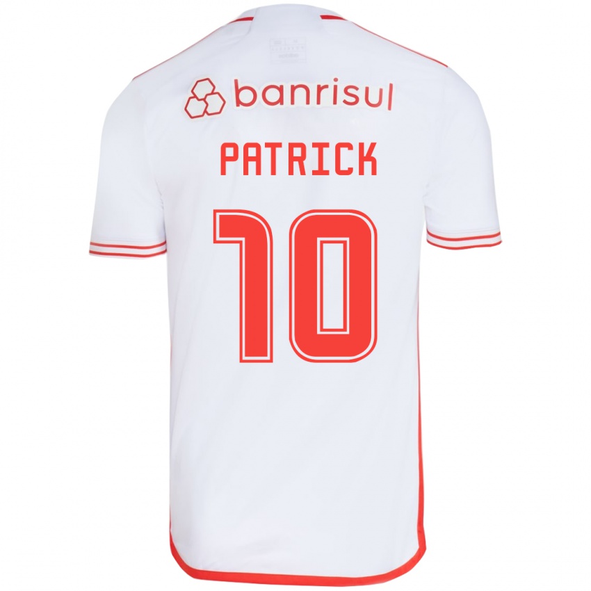 Niño Camiseta Alan Patrick #10 Blanco Rojo 2ª Equipación 2024/25 La Camisa México