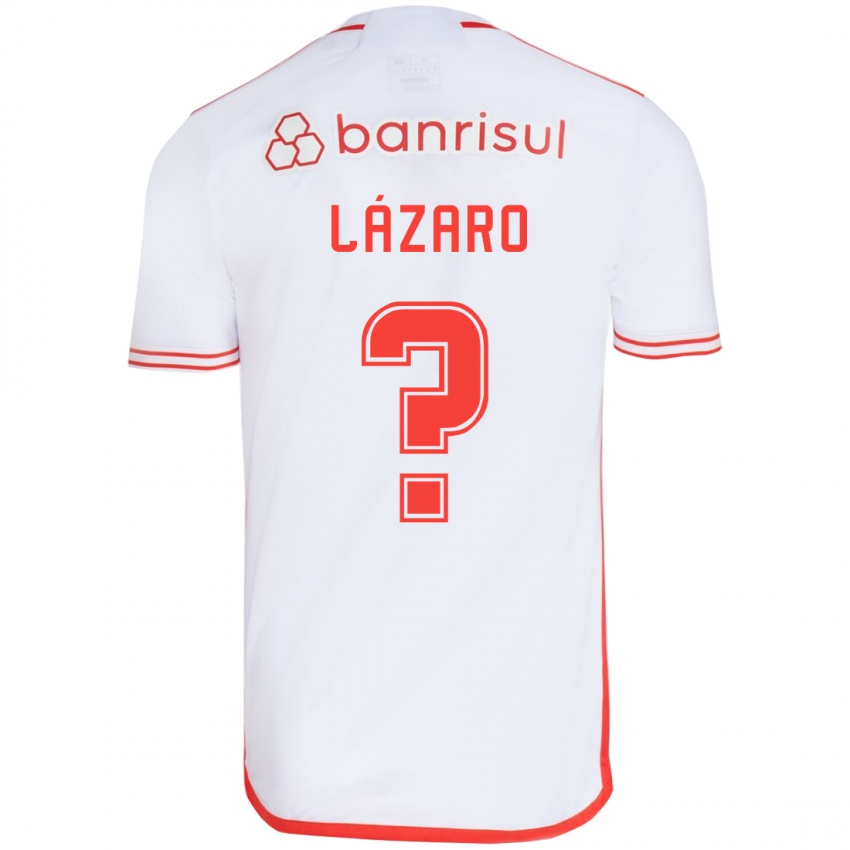 Niño Camiseta Lázaro #0 Blanco Rojo 2ª Equipación 2024/25 La Camisa México