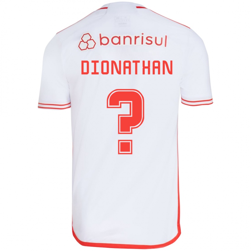 Niño Camiseta Dionathan #0 Blanco Rojo 2ª Equipación 2024/25 La Camisa México