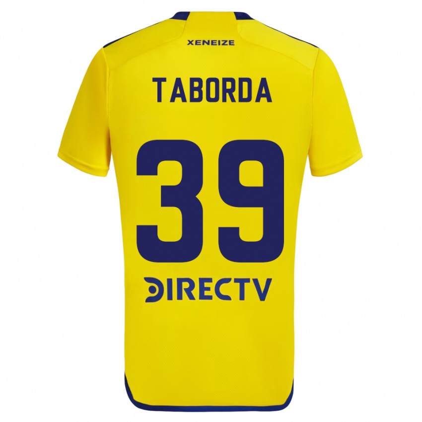 Niño Camiseta Vicente Taborda #39 Amarillo Azul 2ª Equipación 2024/25 La Camisa México