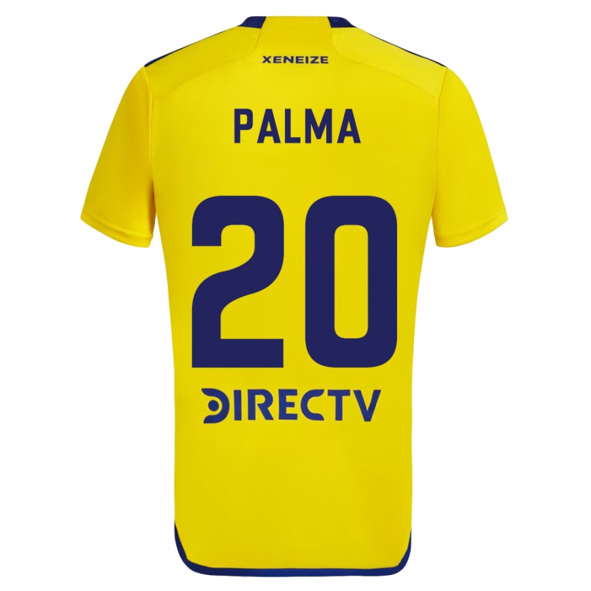 Niño Camiseta Lucas Palma #20 Amarillo Azul 2ª Equipación 2024/25 La Camisa México