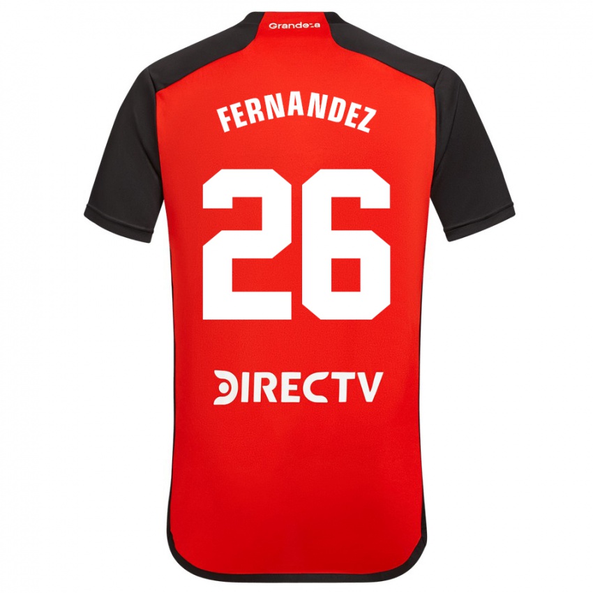 Niño Camiseta Nacho Fernández #26 Rojo Negro Blanco 2ª Equipación 2024/25 La Camisa México