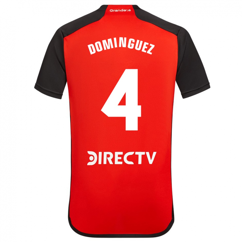 Niño Camiseta Evelyn Sofía Domínguez #4 Rojo Negro Blanco 2ª Equipación 2024/25 La Camisa México