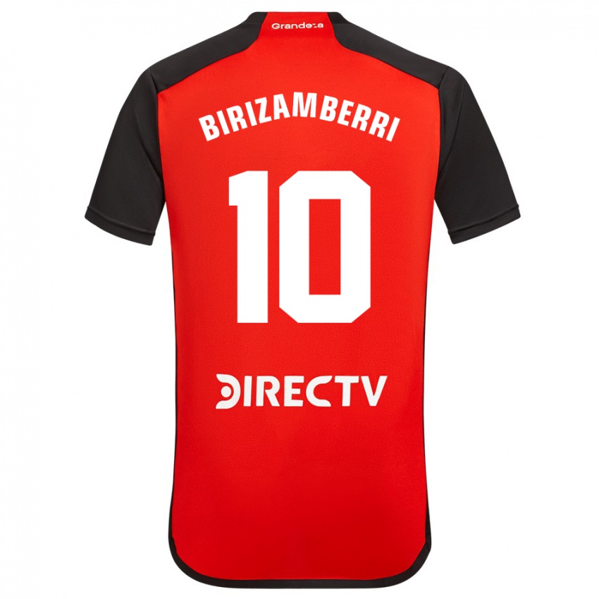 Niño Camiseta María Carolina Birizamberri Rivero #10 Rojo Negro Blanco 2ª Equipación 2024/25 La Camisa México