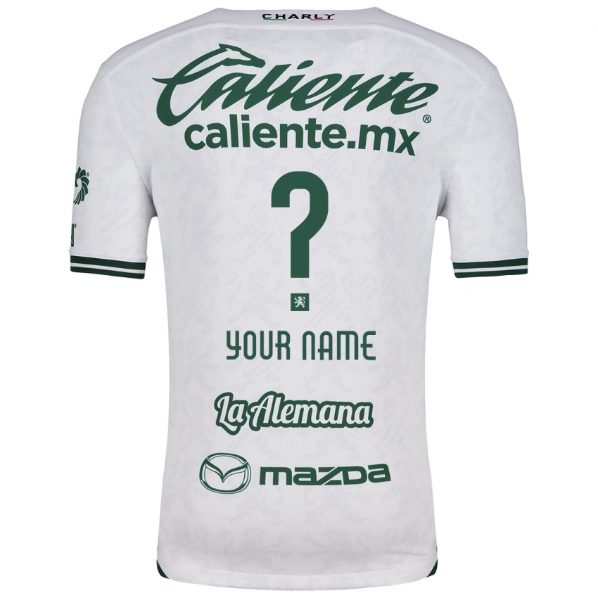 Niño Camiseta Ihren Namen #0 Blanco Verde 2ª Equipación 2024/25 La Camisa México