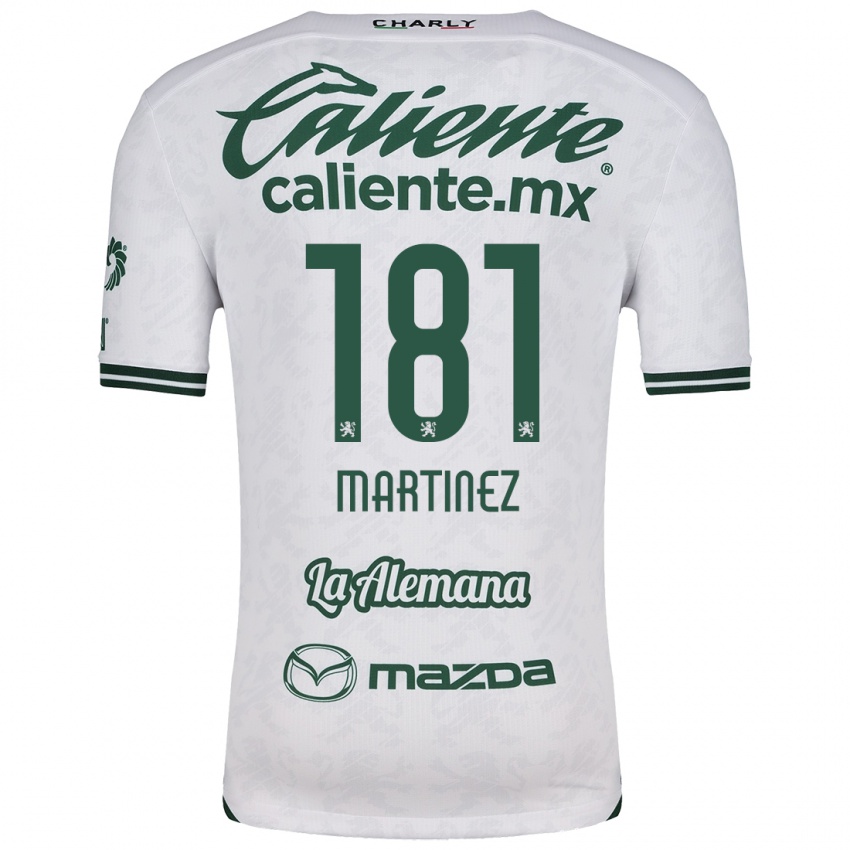 Niño Camiseta Irving Martínez #181 Blanco Verde 2ª Equipación 2024/25 La Camisa México