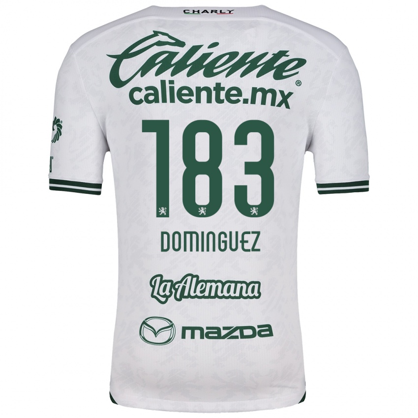 Niño Camiseta Jesús Domínguez #183 Blanco Verde 2ª Equipación 2024/25 La Camisa México