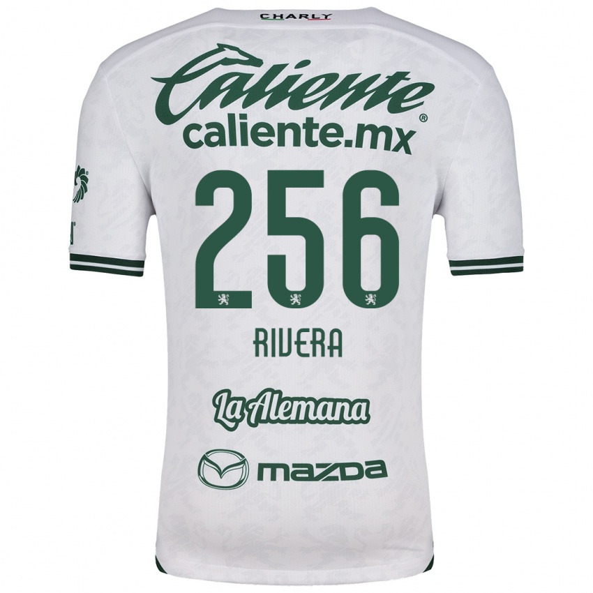 Niño Camiseta Fernando Rivera #256 Blanco Verde 2ª Equipación 2024/25 La Camisa México