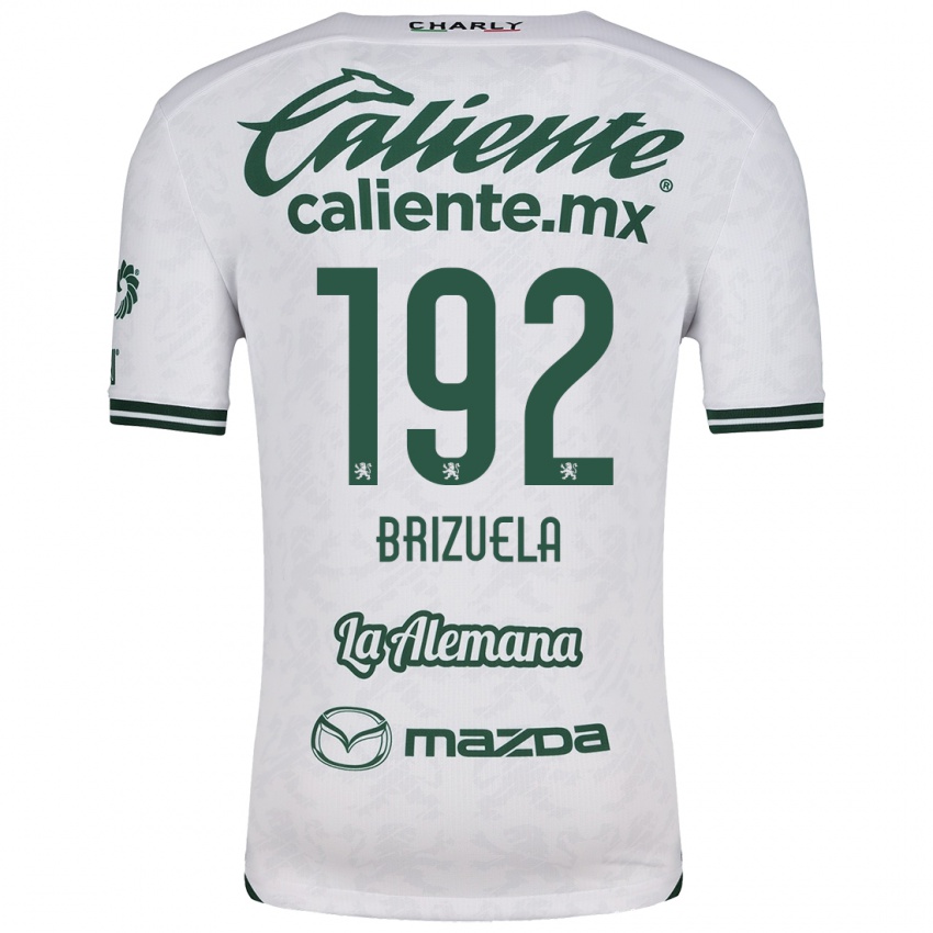 Niño Camiseta Juan Brizuela #192 Blanco Verde 2ª Equipación 2024/25 La Camisa México