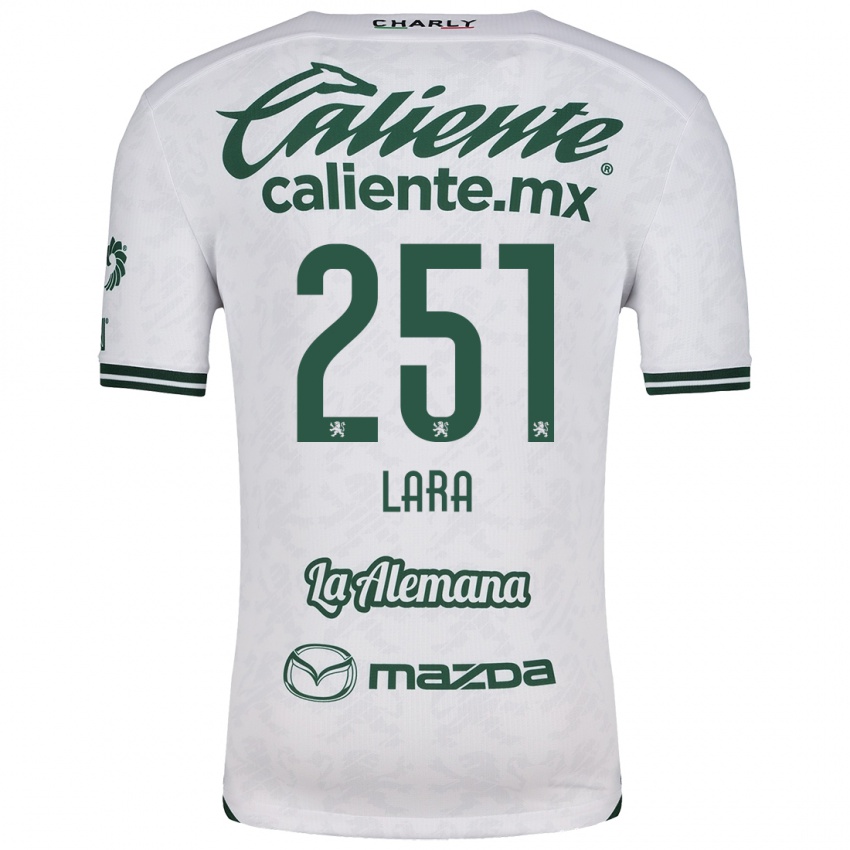 Niño Camiseta Tristán Lara #251 Blanco Verde 2ª Equipación 2024/25 La Camisa México