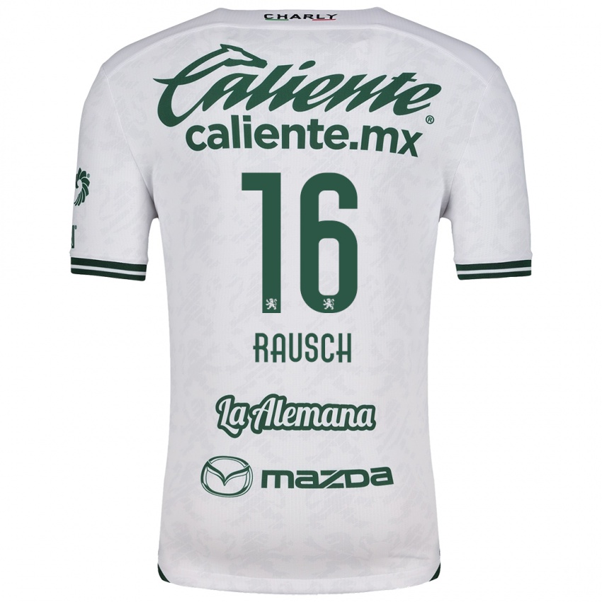 Niño Camiseta Mayalu Rausch #16 Blanco Verde 2ª Equipación 2024/25 La Camisa México