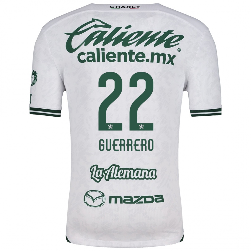 Niño Camiseta África Guerrero #22 Blanco Verde 2ª Equipación 2024/25 La Camisa México