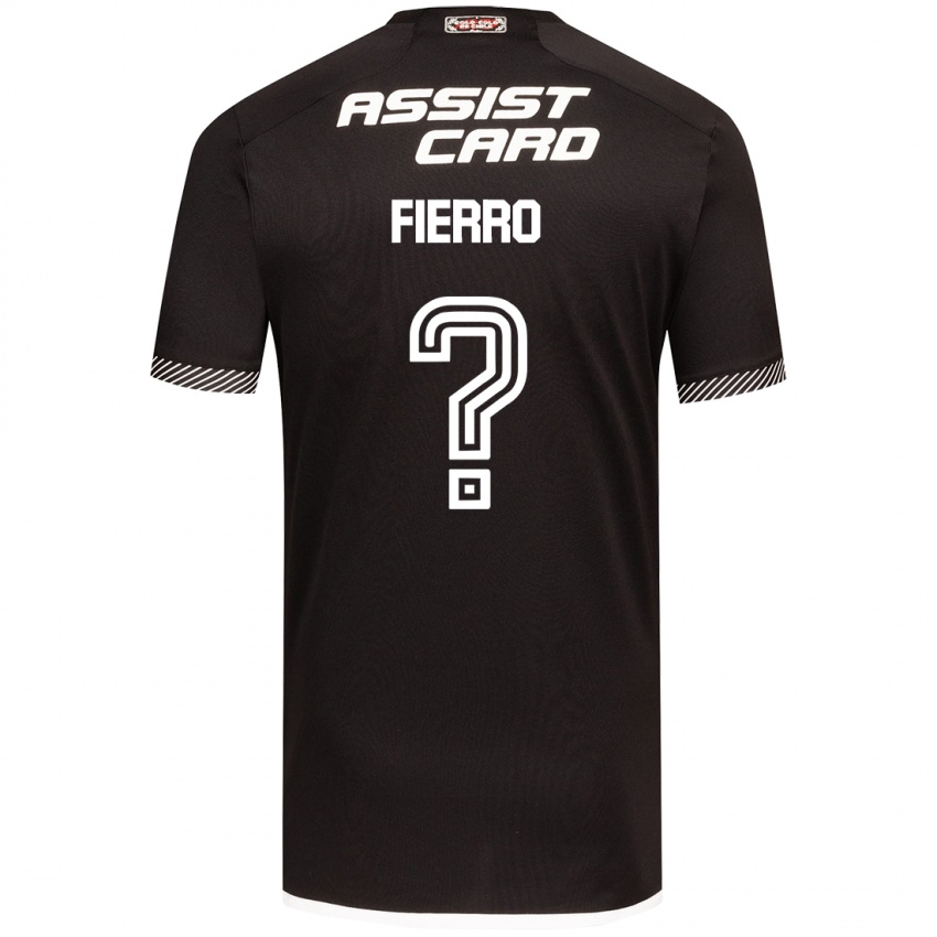 Niño Camiseta Julio Fierro #0 Blanco Negro 2ª Equipación 2024/25 La Camisa México