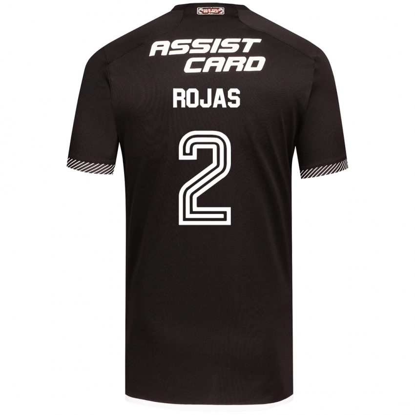 Niño Camiseta Jeyson Rojas #2 Blanco Negro 2ª Equipación 2024/25 La Camisa México