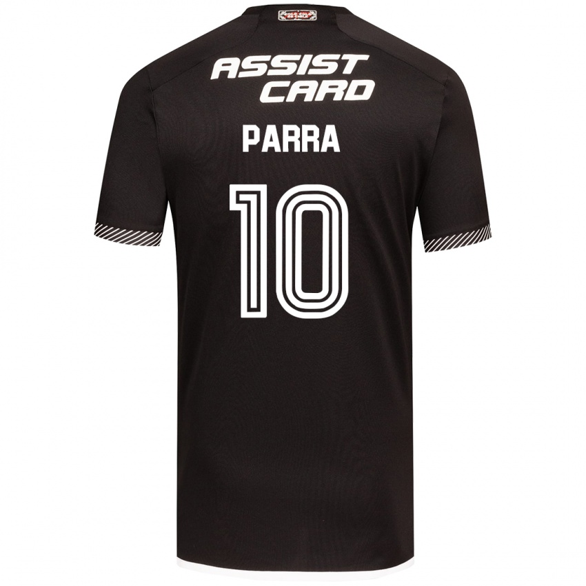 Niño Camiseta Pablo Parra #10 Blanco Negro 2ª Equipación 2024/25 La Camisa México