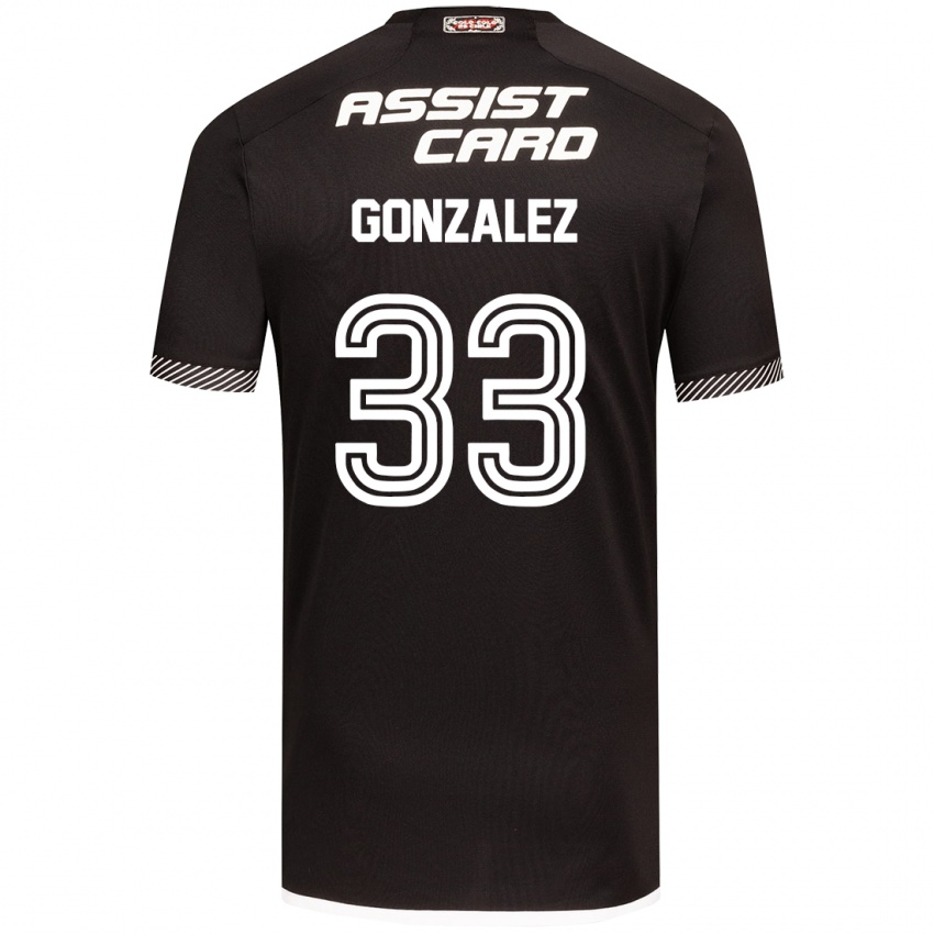 Niño Camiseta Ramiro González #33 Blanco Negro 2ª Equipación 2024/25 La Camisa México