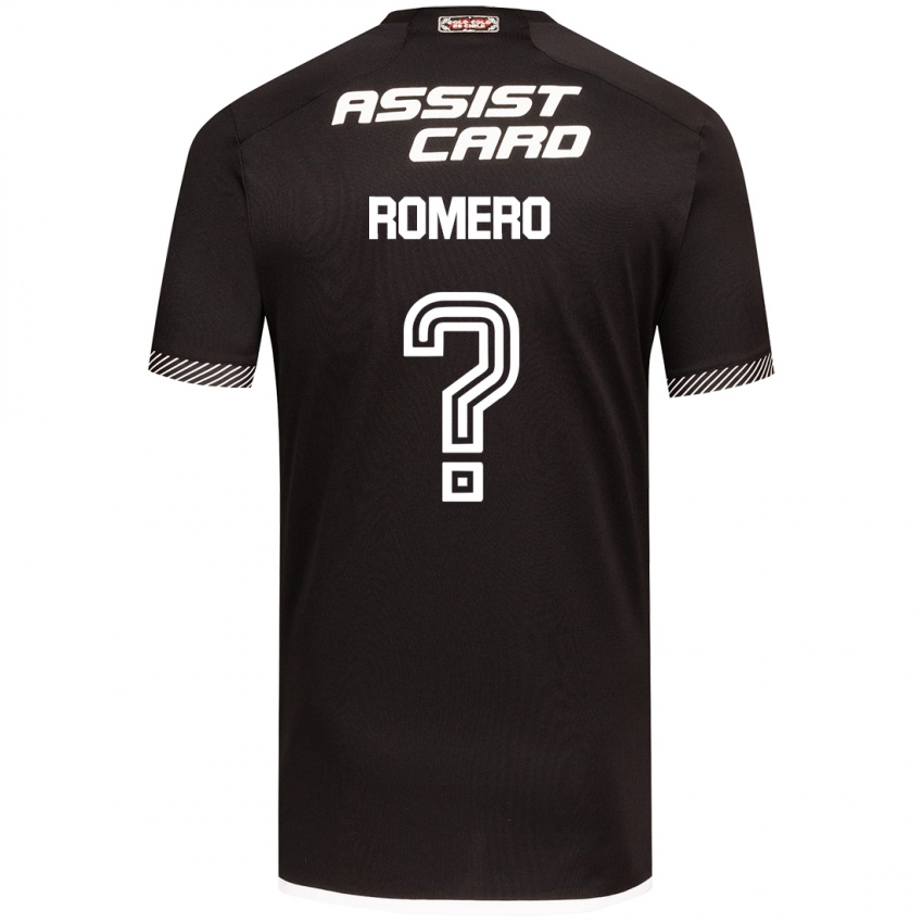 Niño Camiseta Enzo Romero #0 Blanco Negro 2ª Equipación 2024/25 La Camisa México