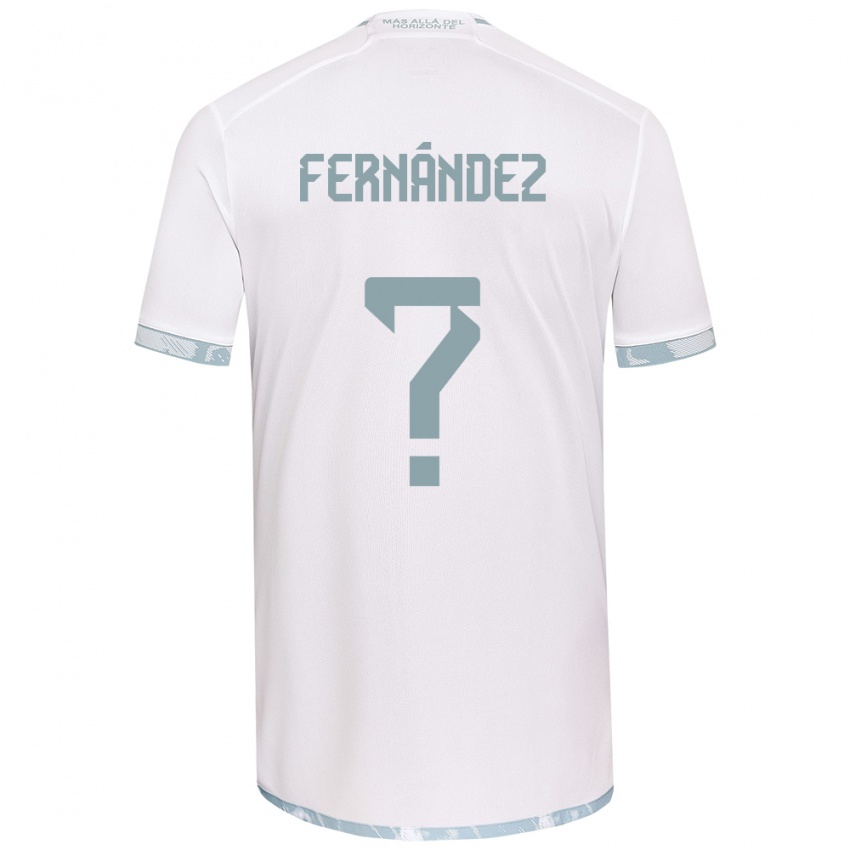 Niño Camiseta Joaquín Fernández #0 Gris Blanco 2ª Equipación 2024/25 La Camisa México