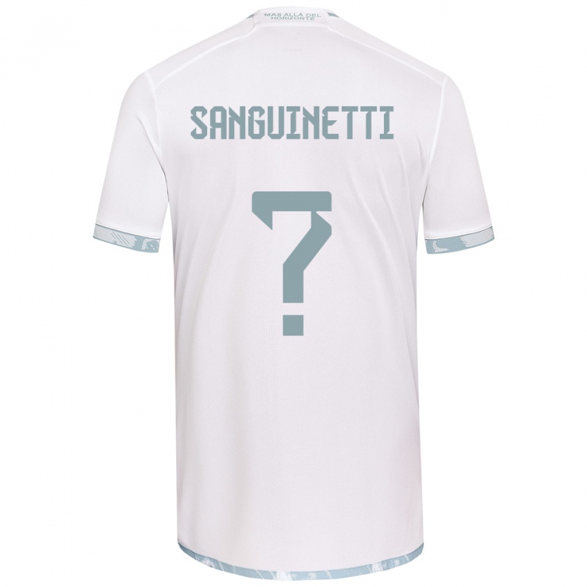 Niño Camiseta Fernando Osorio Sanguinetti #0 Gris Blanco 2ª Equipación 2024/25 La Camisa México