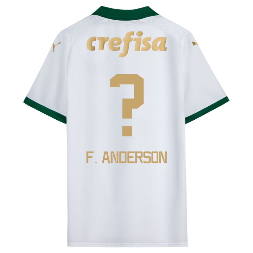 Niño Camiseta Felipe Anderson #0 Blanco Verde 2ª Equipación 2024/25 La Camisa México