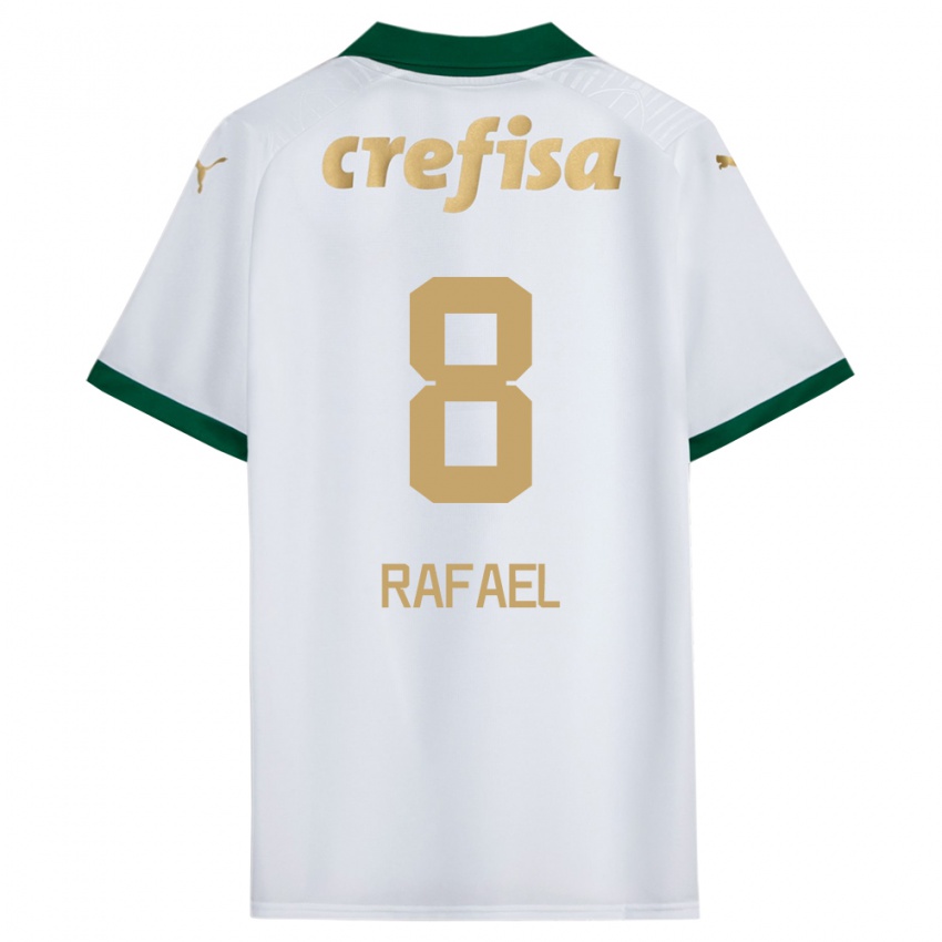 Niño Camiseta Ze Rafael #8 Blanco Verde 2ª Equipación 2024/25 La Camisa México