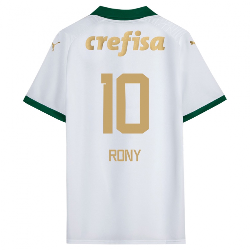 Niño Camiseta Rony #10 Blanco Verde 2ª Equipación 2024/25 La Camisa México