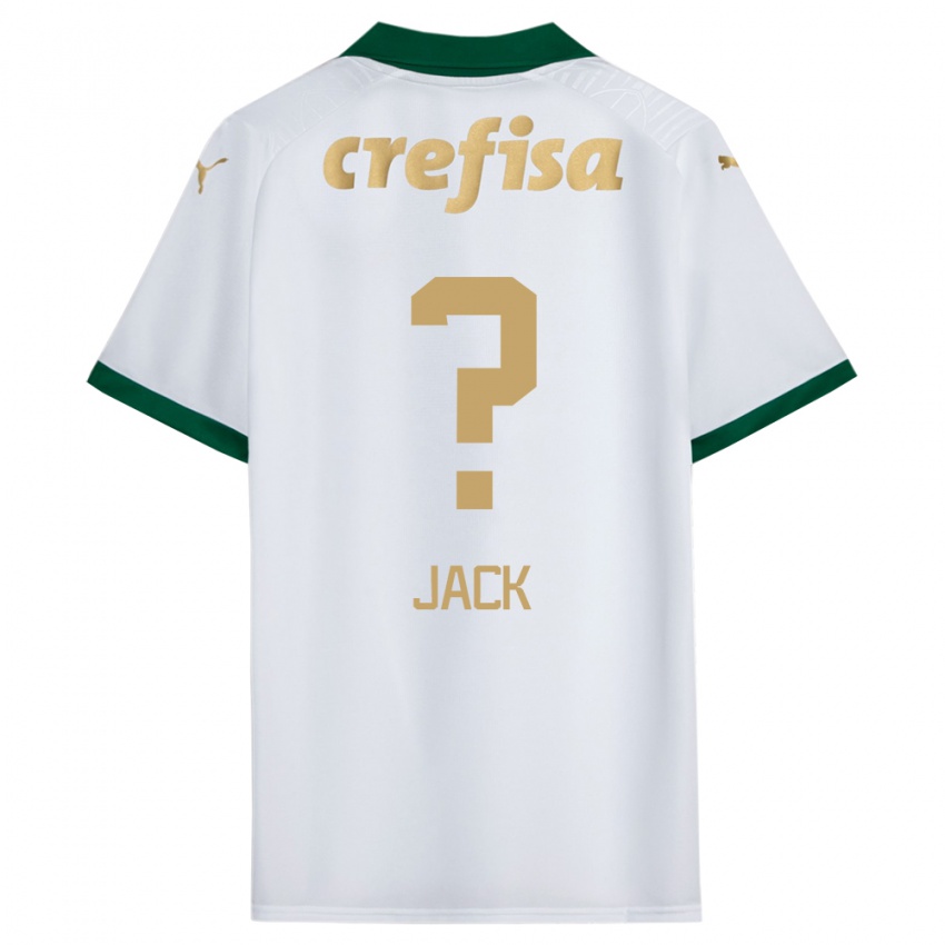 Niño Camiseta Fellipe Jack #0 Blanco Verde 2ª Equipación 2024/25 La Camisa México