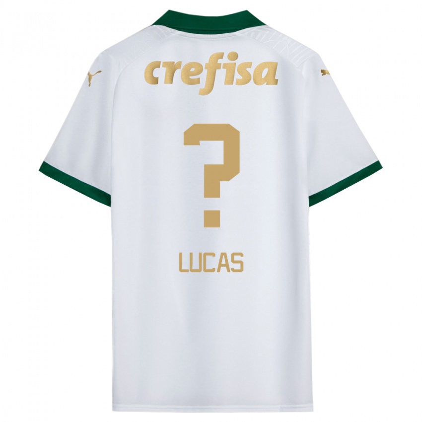 Niño Camiseta André Lucas #0 Blanco Verde 2ª Equipación 2024/25 La Camisa México