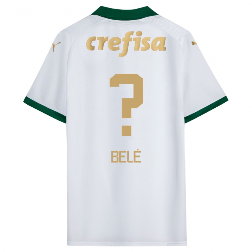 Niño Camiseta Erick Belé #0 Blanco Verde 2ª Equipación 2024/25 La Camisa México