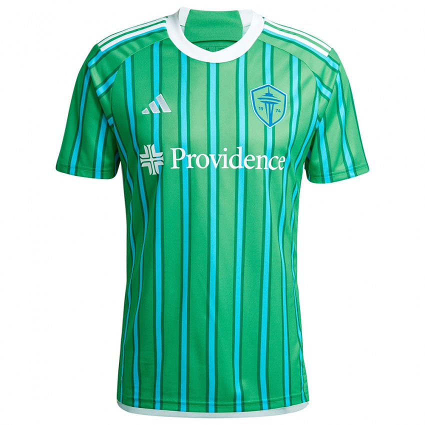 Hombre Camiseta Fredy Montero #12 Verde Blanco 1ª Equipación 2024/25 La Camisa México