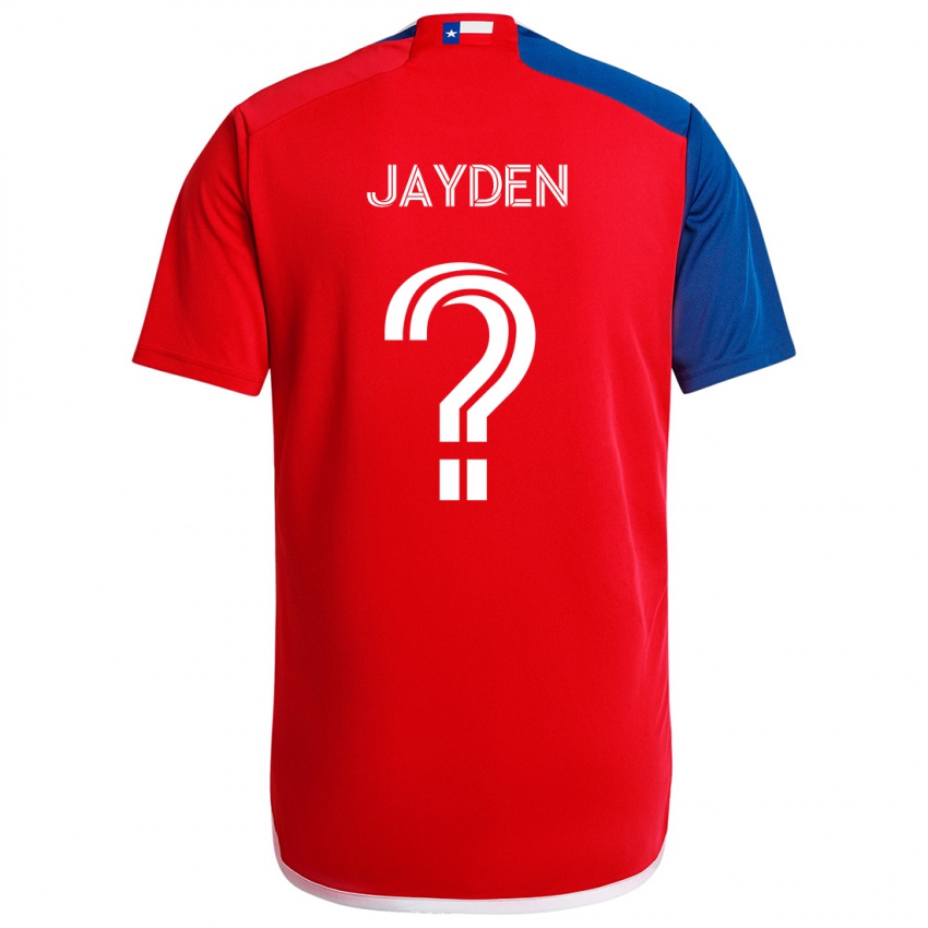 Hombre Camiseta Rus Jayden #0 Azul Rojo 1ª Equipación 2024/25 La Camisa México