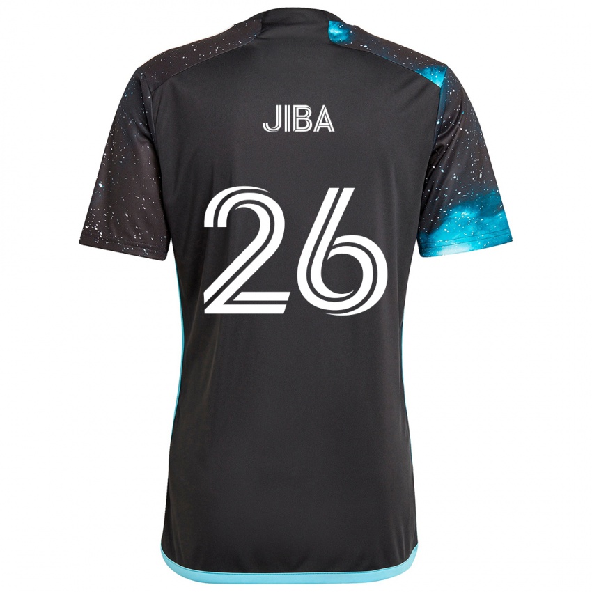 Hombre Camiseta Ryen Jiba #26 Azul Negro 1ª Equipación 2024/25 La Camisa México