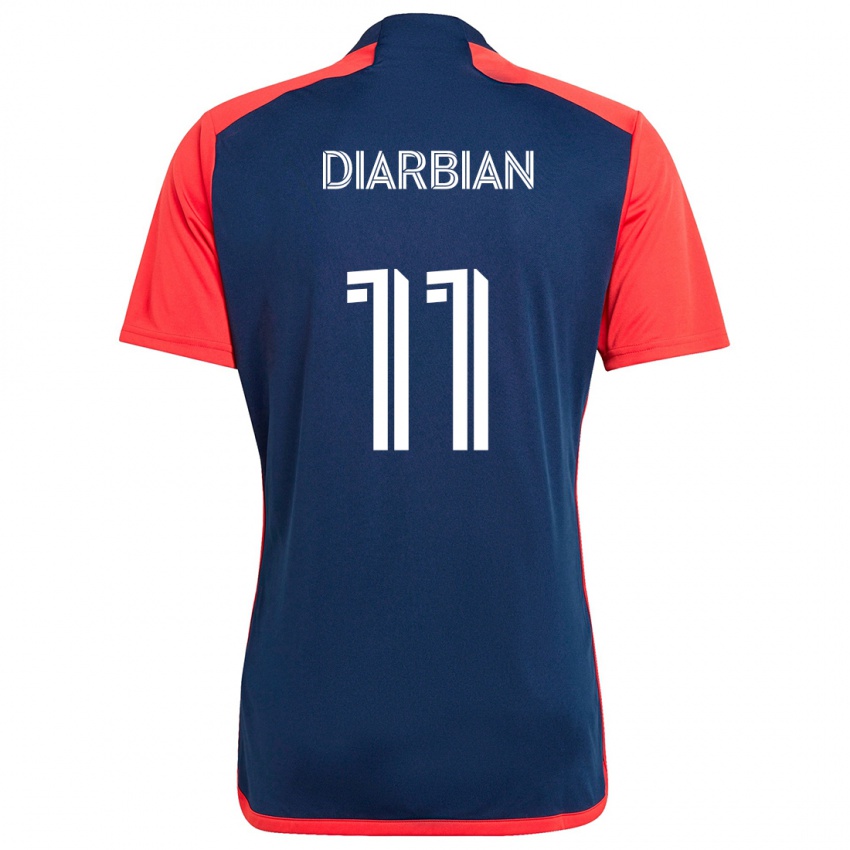 Hombre Camiseta Gevork Diarbian #11 Azul Rojo 1ª Equipación 2024/25 La Camisa México