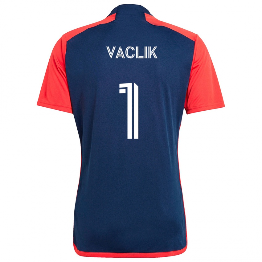 Hombre Camiseta Tomas Vaclik #1 Azul Rojo 1ª Equipación 2024/25 La Camisa México