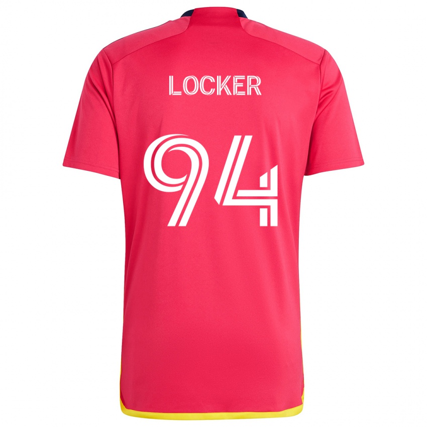 Hombre Camiseta Carson Locker #94 Rojo Azul 1ª Equipación 2024/25 La Camisa México