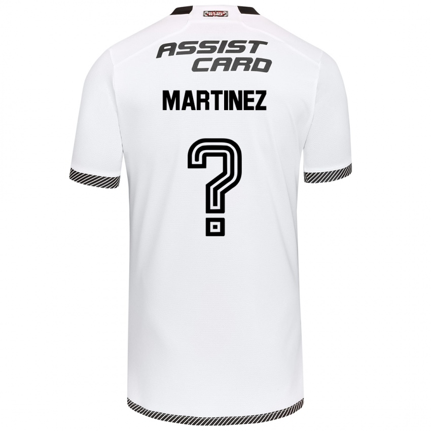 Hombre Camiseta Ivan Martinez #0 Blanco Negro 1ª Equipación 2024/25 La Camisa México