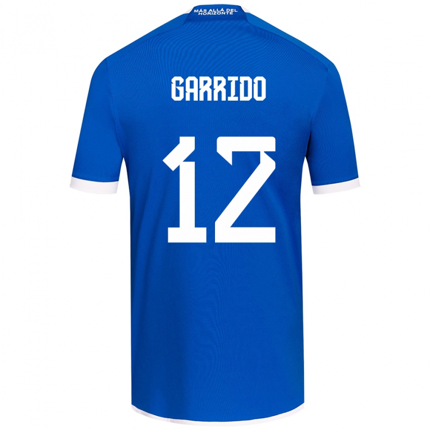 Hombre Camiseta Pedro Garrido #12 Azul Blanco 1ª Equipación 2024/25 La Camisa México